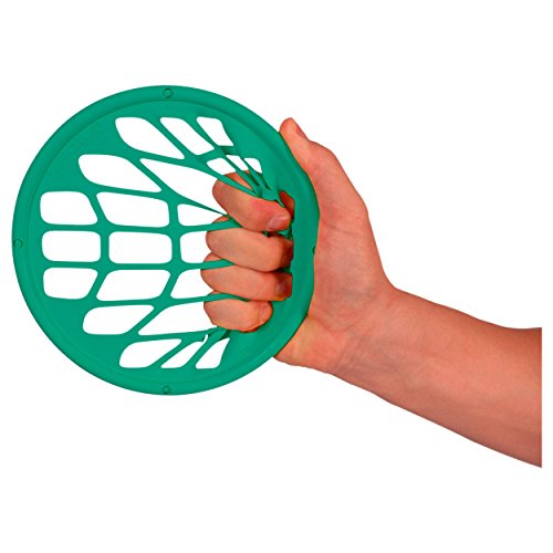SPORTTEC Power-Web Junior Übungsnetz Handtrainer Fingertrainer 19 cm Farbe: Grün, Stark von SPORTTEC