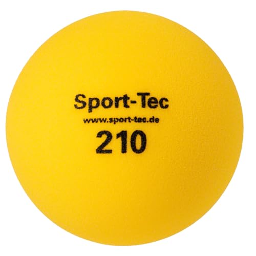 Sport-Tec Schaumstoffball unbeschichtet, Ø 21 cm, gelb von Sport-Tec