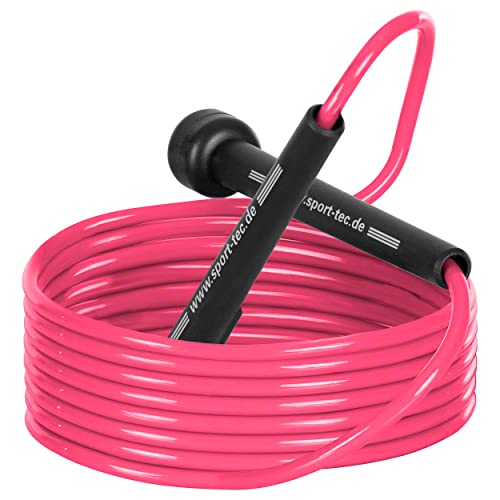 Springseil Speed Rope für HIIT, Boxen, MMA, Fitness, verstellbar, 300cm von Sport-Tec