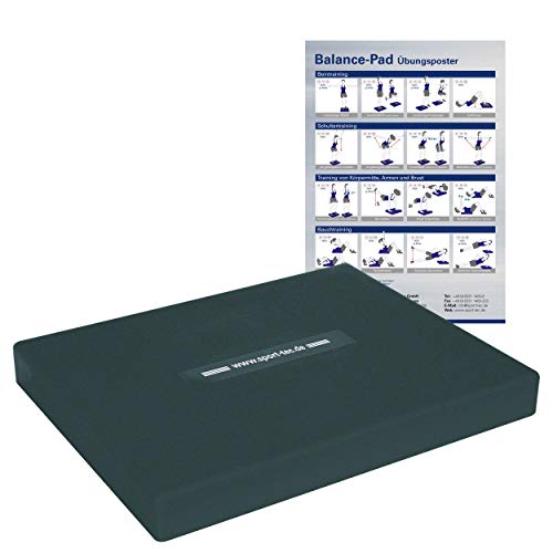 Sport-Tec Balance-Pad, Balanceboard, Koordinationstrainer, Gleichgewichtstrainer, LxBxH 49x39x5,5 cm von Sport-Tec