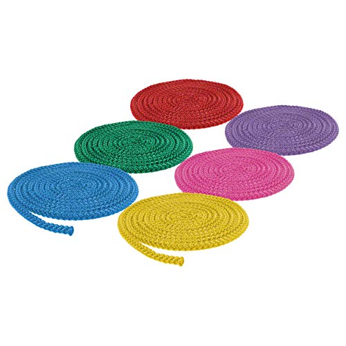 Sport-Tec Gymnastik-Springseile, 6er Set: 300 cm, Gymnastikseil von Sport-Tec