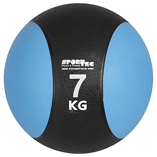 Sport-Tec Medizinball Gewichtsball Trainingsball ø 28 cm, 7 kg, hellblau von Sport-Tec