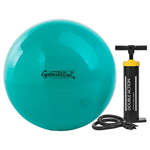 SPORTTEC PEZZI Gymnastikball Set, ø 65 cm, grün, inkl. Power Pump, Sitzball von Sport-Tec