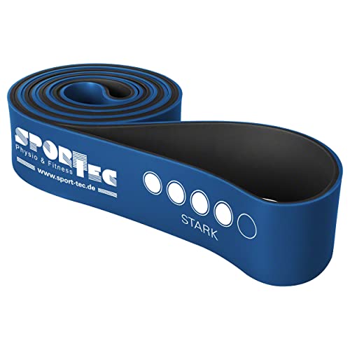 Sport-Tec Powerband aus Latex, 208x4,4 cm, stark, blau von Sport-Tec