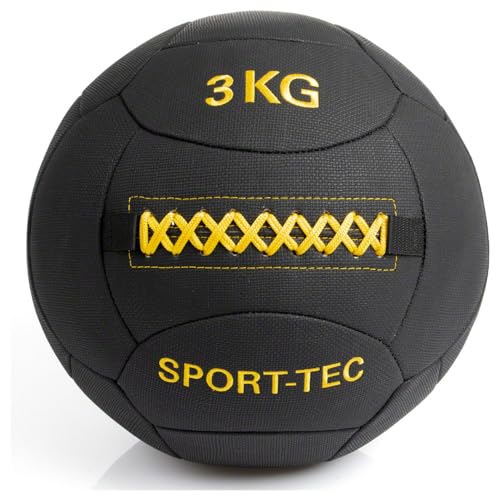 Sport-Tec Wall-Ball Robusta, 35 cm, 3 kg, gelb von Sport-Tec