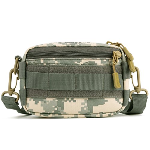 Protector Plus Taktische Tasche Militär Beutel MOLLE Outdoor Casual Kurier Tasche Taille Gürtel Pack (Tarnung-ACU) von Sport Tent