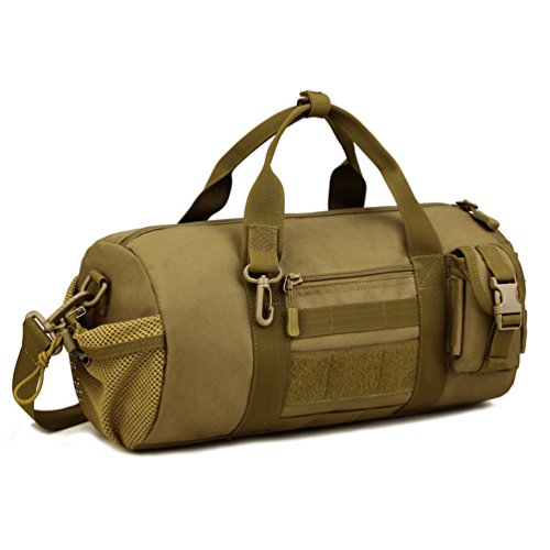 Sport Tent Sporttasche Reisetasche Outdoor Sport Transporttasche wasserdichte Taille Tasche Beuteltasche Handtasche Universal Tasche mit Tragegriff, Braun von Sport Tent