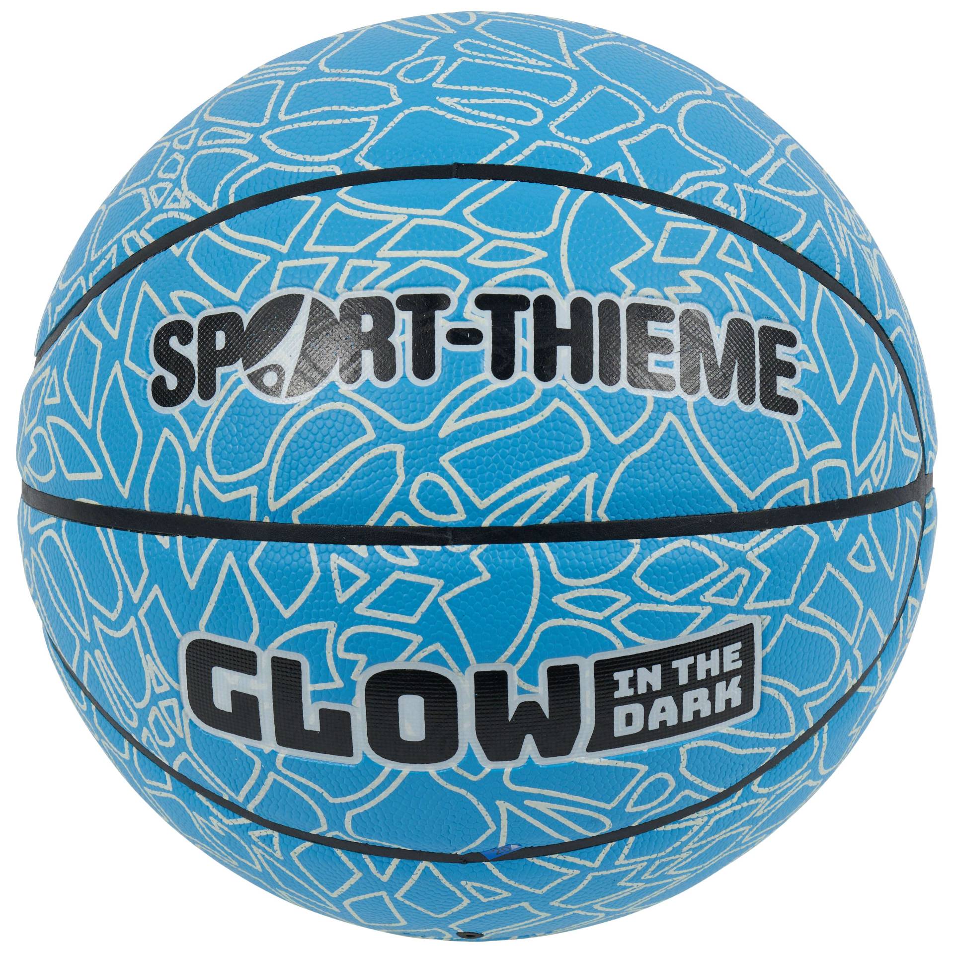 Sport-Thieme Basketball "Glow in the Dark", Blau von Sport-Thieme