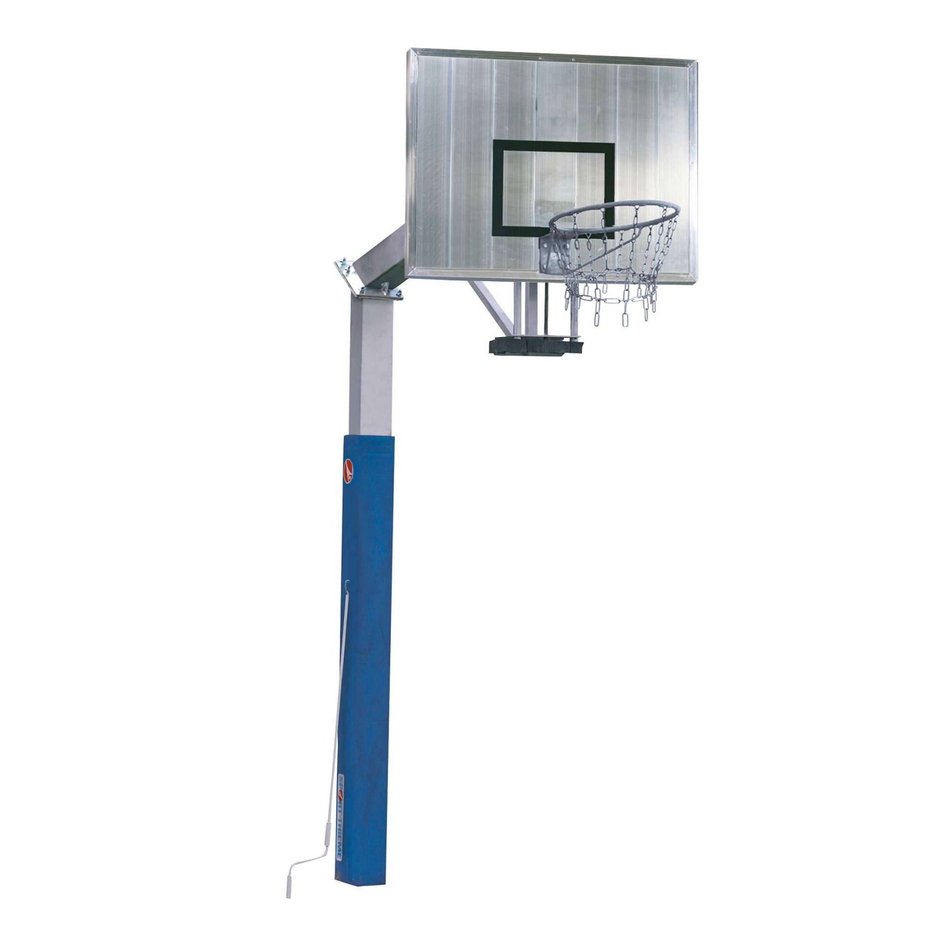 Sport-Thieme Basketballanlage "Fair Play 2.0" mit Höhenverstellung, Korb "Outdoor" abklappbar von Sport-Thieme