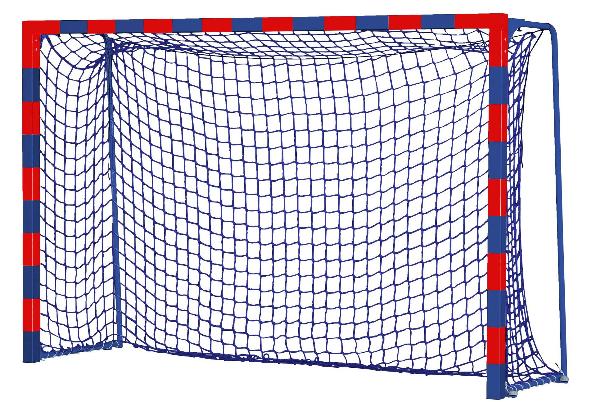 Sport-Thieme Handballtor „Colour“ mit anklappbaren Netzbügeln, Gelb-Blau, IHF, Tortiefe 1,25 m von Sport-Thieme