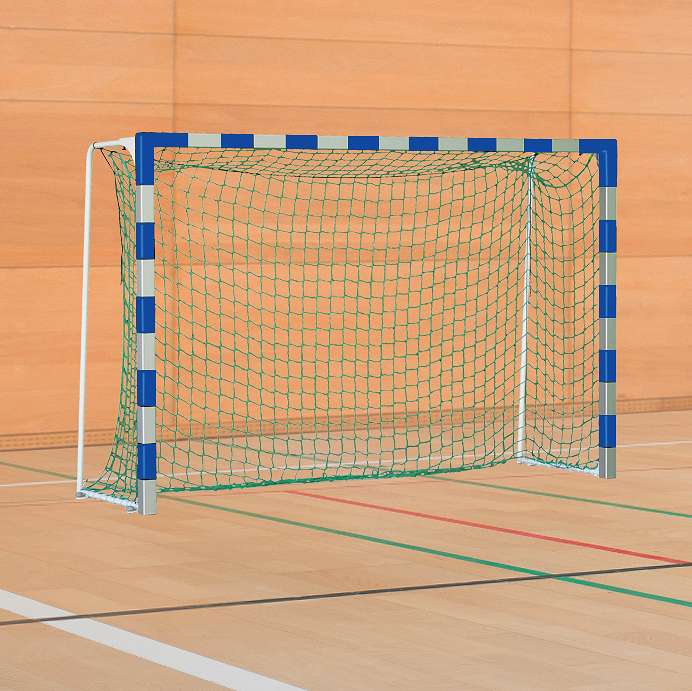 Sport-Thieme Handballtor mit anklappbaren Netzbügeln, Blau-Silber, Standard, Tortiefe 1 m Sport-Thieme Handballtor mit anklappbaren Netzbügeln, Blau-Silber, Standard, Tortiefe 1 m von Sport-Thieme