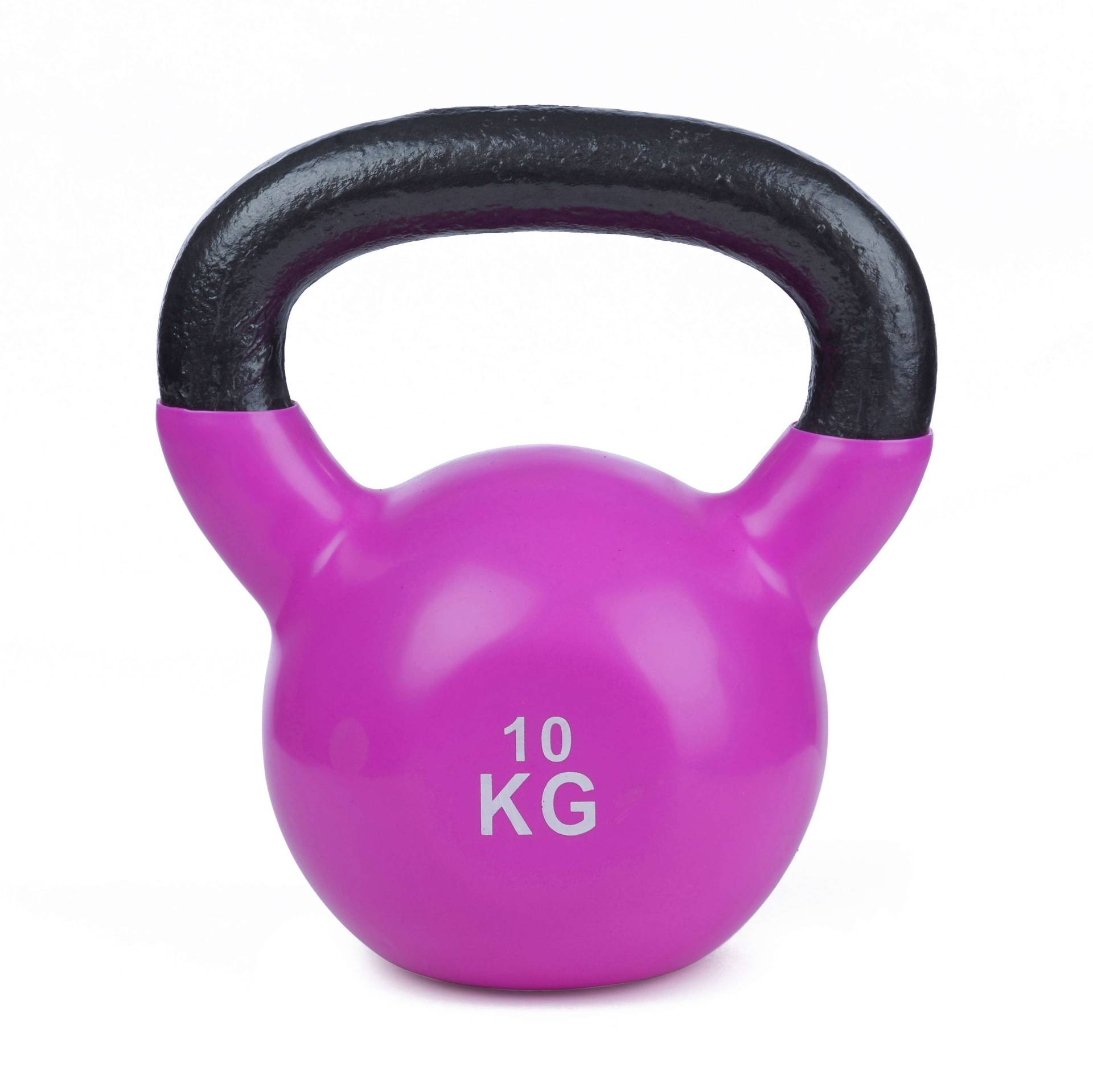 Sport-Thieme Kettlebell "Vinyl", 10 kg, Lila von Sport-Thieme