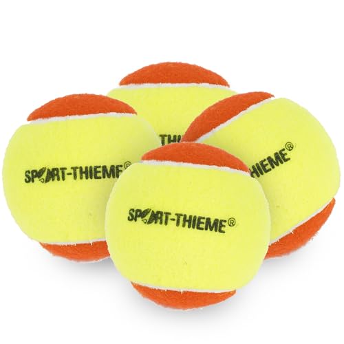 Sport-Thieme Methodik-Tennisbälle Soft Jump | Methode für Kleinfeldtennis & Kindertraining | Gebremster Absprung | Armschonend | Leicht & weich | Für U9/U10 von Sport-Thieme