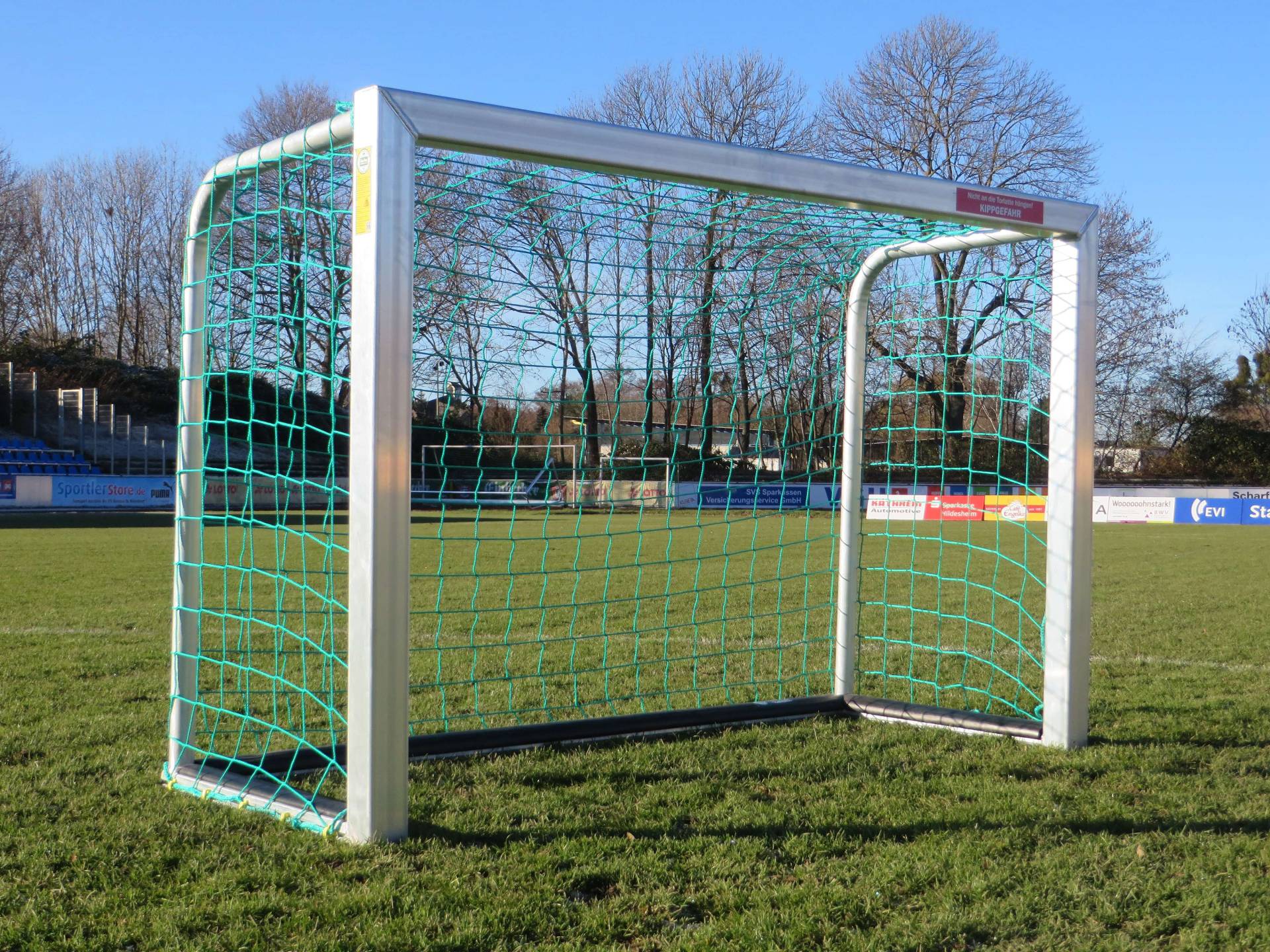 Sport-Thieme Mini-Fußballtor mit PlayersProtect, Inkl. Netz, grün (MW 10 cm), 1,20x0,80 m von Sport-Thieme