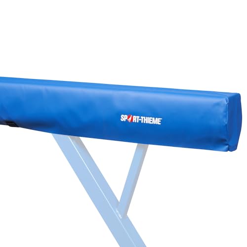 Sport-Thieme Schwebebalken-Schutzüberzug Protect | Für 5 m DIN Schwebebalken, rutschfest mit Klettverschluss | Planenstoff | Blau | 505x10x16 cm, ca. 1,8 kg, für Training, Verein von Sport-Thieme