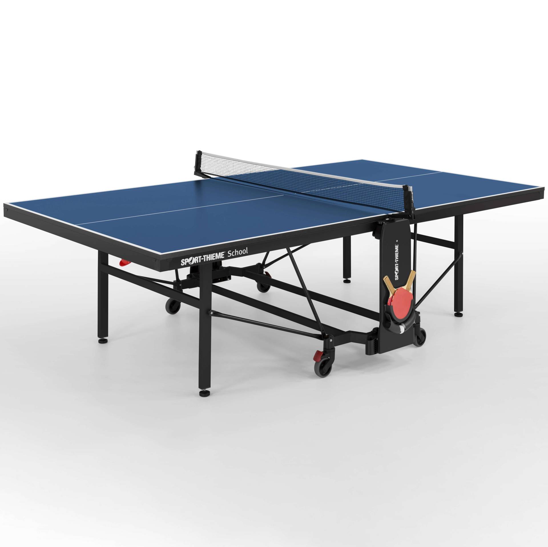 Tischtennisplatte 5-Fuß Tischtennis Tisch Ping Pong Platte inkl Netz verstellbar 