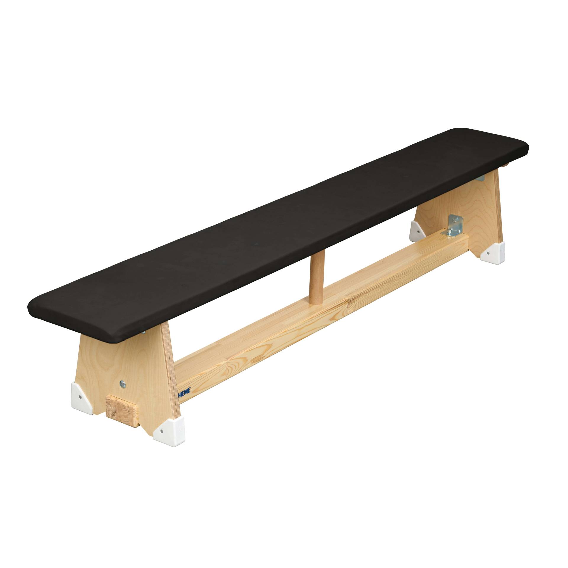 Sport-Thieme Turnbank "Soft", Schwarz, 2,0 m, Kunstleder, Standard von Sport-Thieme