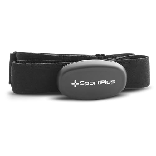 SportPlus 4.0 Herzfrequenz-Brustgurt mit App-Kompatibilität für iOS (ab 7.1), Android (ab 4.3) und Windows Phone, mit ANT+ und 5,3 kHz - SP-HRM-BLE-400 von + SportPlus