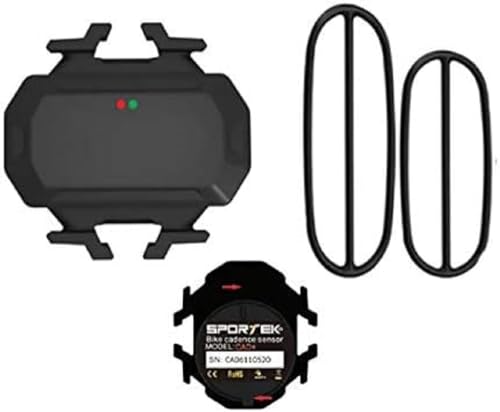 Sportek Ant+ Trittfrequenzsensor, Unisex, für Erwachsene, Schwarz, 37 x 36 x 10 mm von Sportek