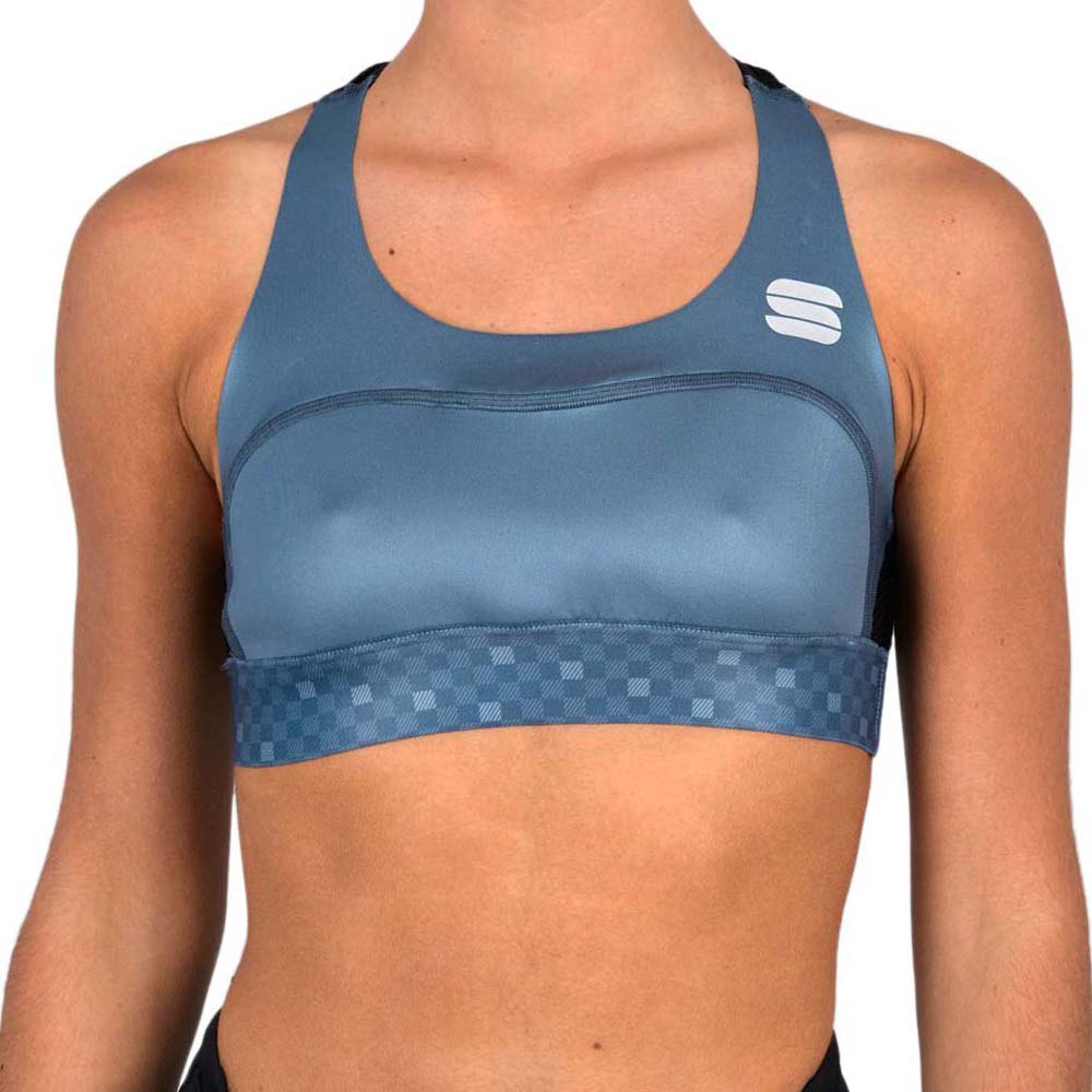 Sportful Pro Sports Bra Blau S Frau von Sportful