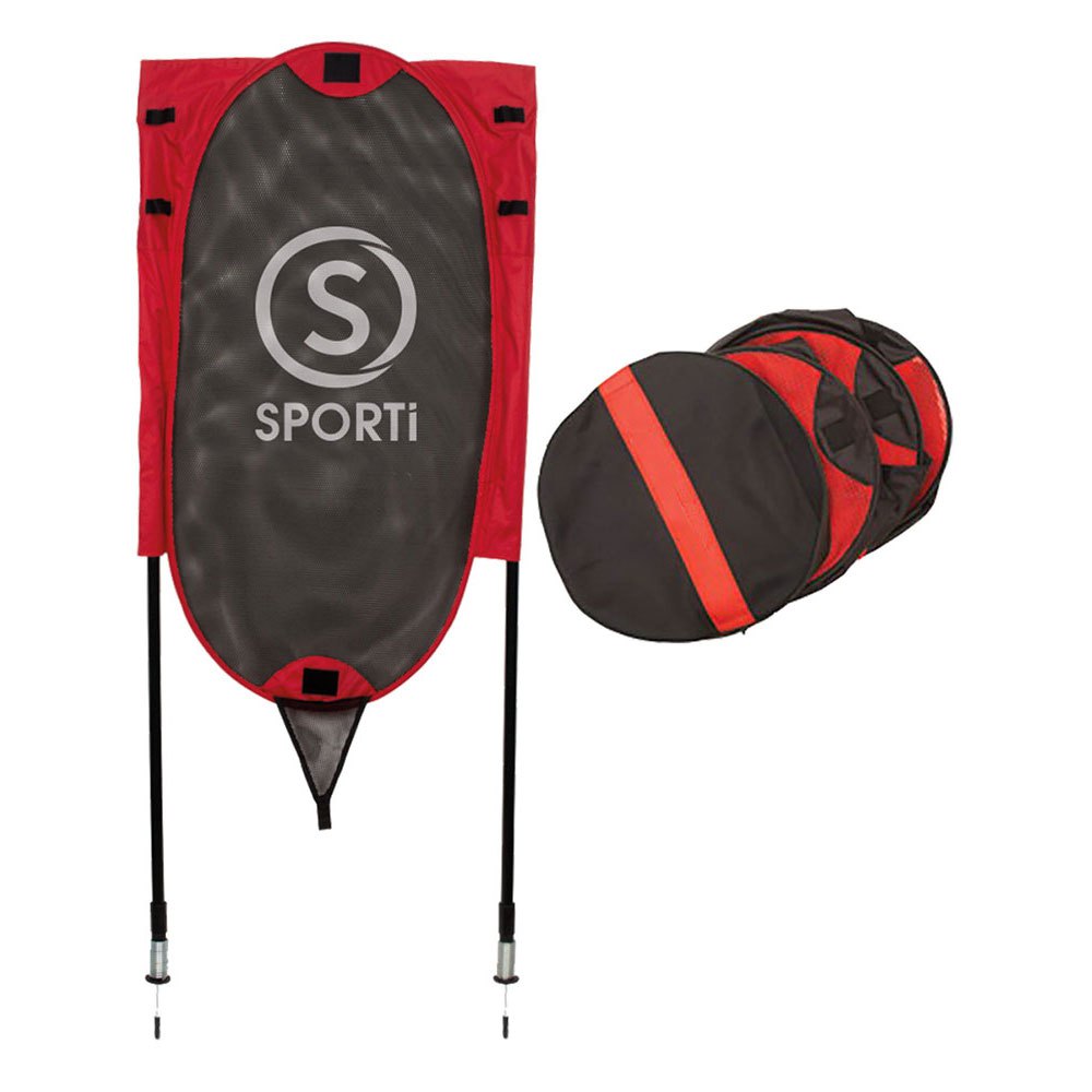 Sporti France Dummy Kit+flexible Slalom Poles Rot von Sporti France