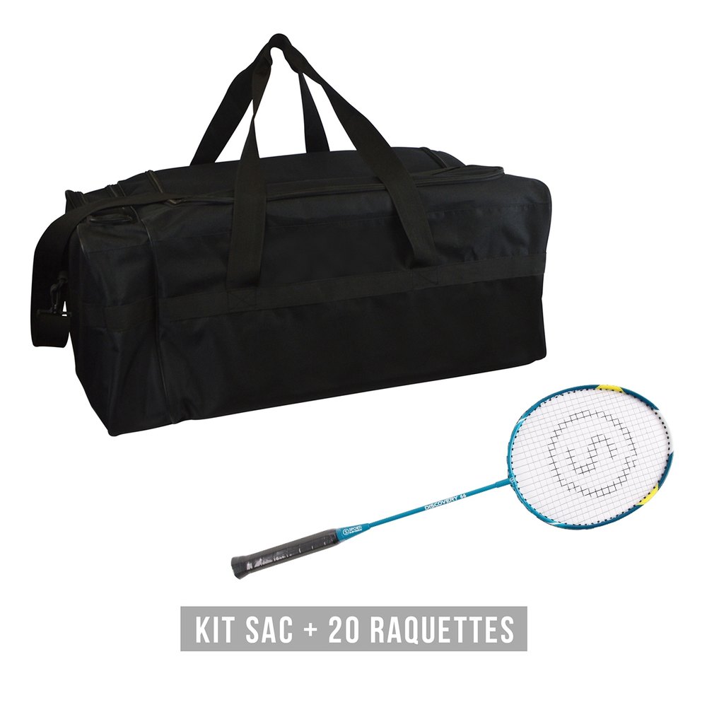 Sporti France Racquet Kit (bag + 20 Racquets) Discovery 66 Schwarz von Sporti France
