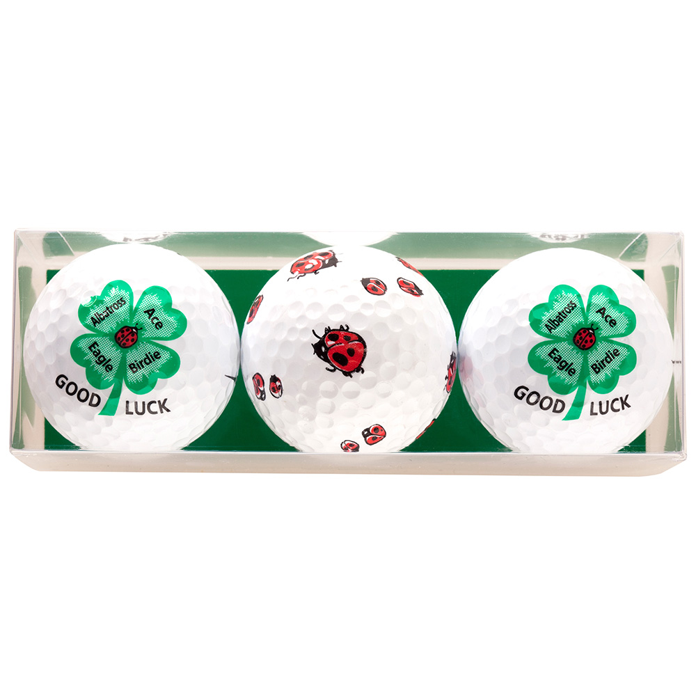 'Golfgeschenk GlÃ¼cksbringer (3 GolfbÃ¤lle)' von Sportiques
