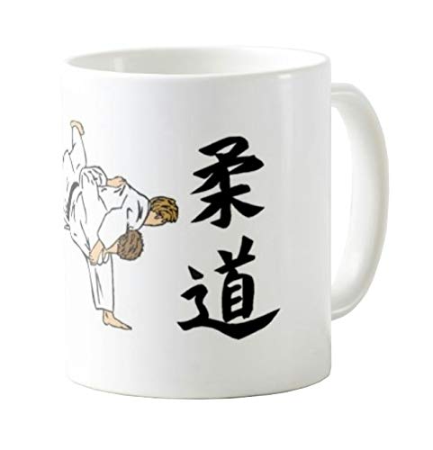 Sportland hochwertige Premium Keramik Tasse Judo von Sportland