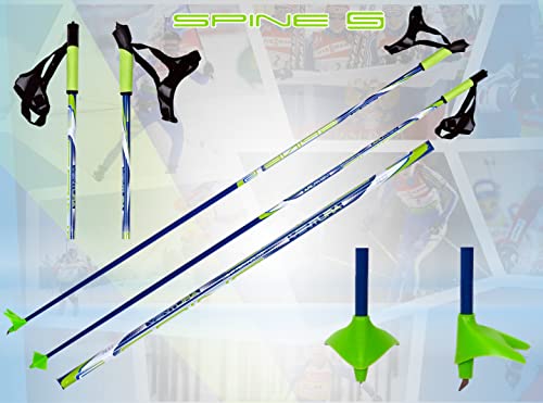 Spine Ventura ALU Langlaufstöcke Skating Stöcke Skistöcke (160) von Sportlynx