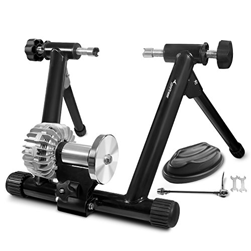 Sportneer Fluid Bike Trainer Ständer, Indoor Fahrrad Training Stand schwarz von Sportneer