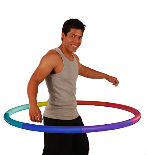 Sports Hoop®-Serie zur Gewichtsreduktion: Trim Hoop™ 4B - 1,8 kg - Groß, mit Gewichten beschwerter Hula-Hoop-Reifen für Fitness- und Trainingszwecke (inkl. Trainings-DVD) von Sports Hoop