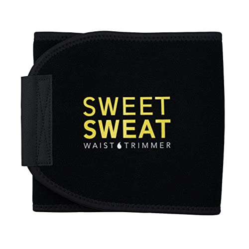 Sports Research Sweet Sweat Taillentrimmer mit Probe von Sweet Sweat Workout Enhancer Gel, Größe M von Sports Research