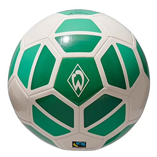 SV Werder Bremen Fußball - Raute - Fairtrade Ball Gr. 5 - Plus Lesezeichen I Love Bremen von Sportverein Bremen