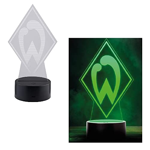 SV Werder Bremen LED Licht - Raute - Lampe Logo Leuchte - Plus Lesezeichen I Love Bremen von Sportverein Bremen