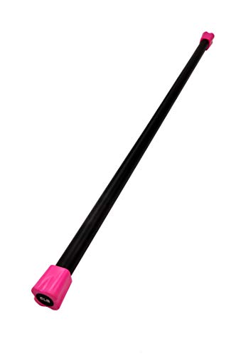 Sporzon! Total Body Workout Weighted Bar Weighted Workout Bar Weighted Exercise Bar, Pink von Signature Fitness