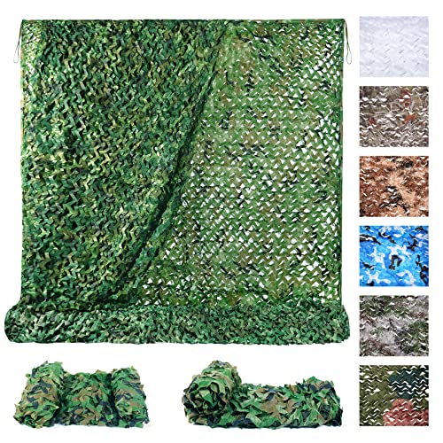 Sposuit Tarnnetz Sonnenschutz Camouflage Netz 1.5x2.0M Grün, Kann für Jagd, Waldlandschaft Dekorieren und Camping im Freien von Sposuit