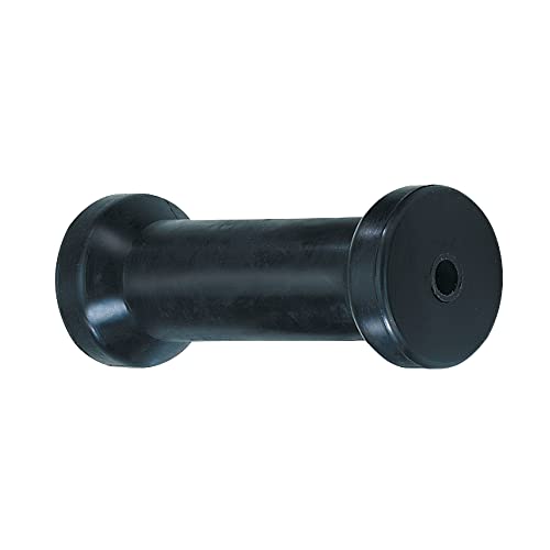 Sprenger Kielrolle aus schwarzem Gummi | 125 mm Länge für 130 mm Aufnahme | Stoßdämpfend und langlebig von Herm Sprenger