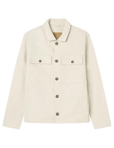 SPRINGFIELD 6ow Herrenjacke Shacket Leinen von Springfield