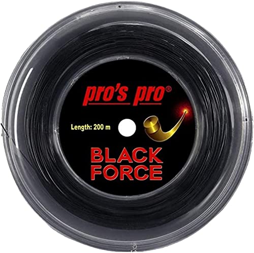 Pro's Pro - Black Force Tennissaite - Schwarz - 200m 1,24mm von Pro's Pro