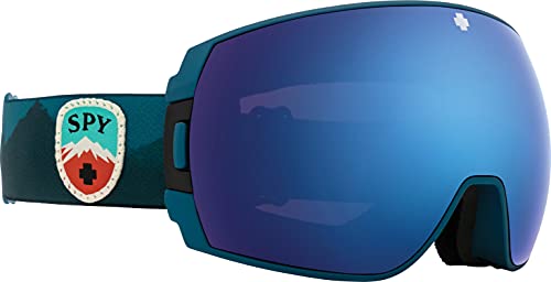 Spy Legacy Se Ski Snowboard Brille Trailblazer Blue - HD+ Rose w/Dark Blue Spectra Mirror + HD+ LL Gray Green w/Red Spectra Mirror von Spy