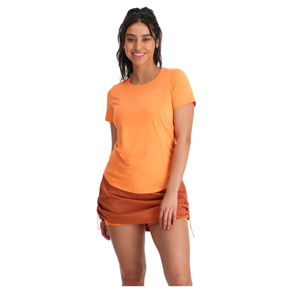 Spyder Arc Crew Short Sleeve T-shirt Orange S Frau von Spyder