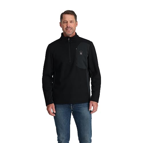 Spyder Bandit Half Zip, Herren, Schwarz, XL von Spyder