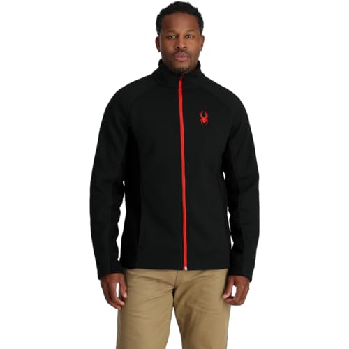 Spyder Constant Full Zip Fleece, Herren, Schwarz, M von Spyder