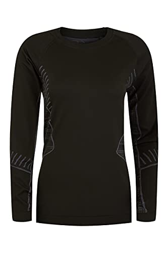 Spyder Damen Momentum Crew Neck Base Layer Top T-Shirt, schwarz, X Small von Spyder