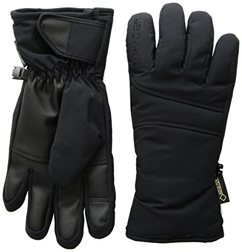 Spyder Damen Throwback Gore-Tex Ski Handschuh, Damen, schwarz/schwarz von Spyder
