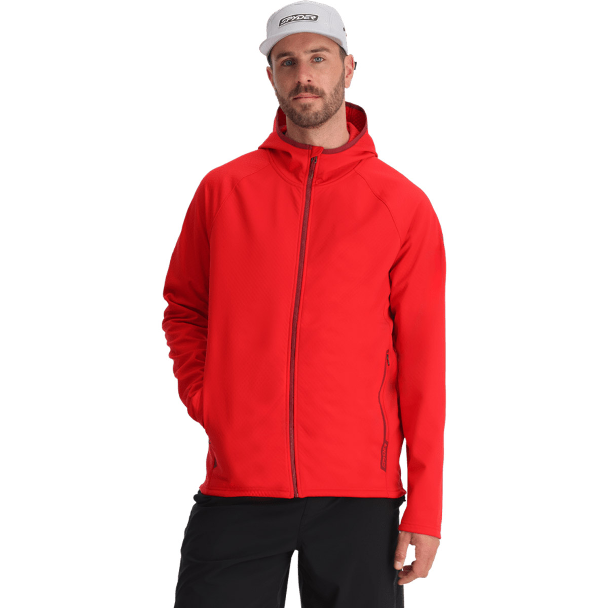 Spyder Gridweb Shellfleece Full Zip Sweatshirt Rot XL Mann Spyder Gridweb Shellfleece Full Zip Sweatshirt Rot XL Mann von Spyder