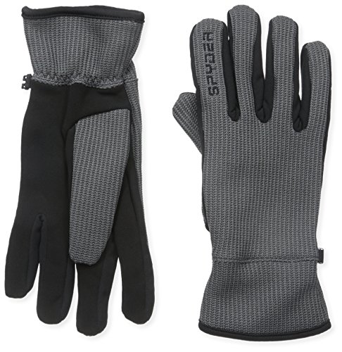 Spyder Herren Core Sweater Conduct Handschuhe, Größe S, polar/schwarz von Spyder