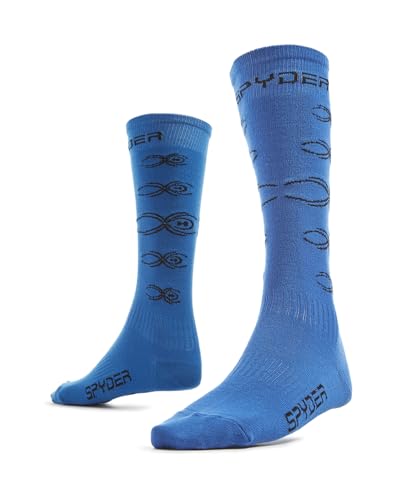 Spyder Jungen Bug Liner Socks, Medium Blue, 128 EU von Spyder