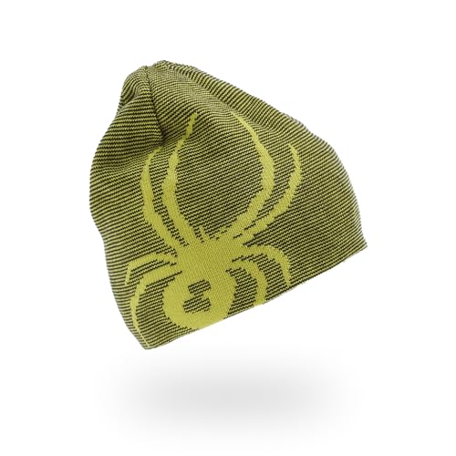 Spyder Jungen Omkeerbare bug Beanie Hat, Open Green, Einheitsgröße EU von Spyder