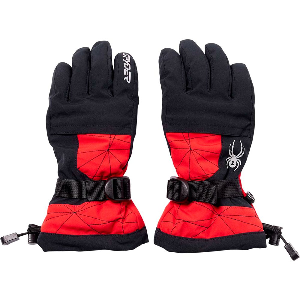 Spyder Overweb Gloves Rot,Schwarz XL Junge von Spyder